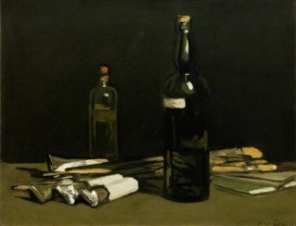 S.J. Peploe, Still Life: Painter's Materials (1900-1905)