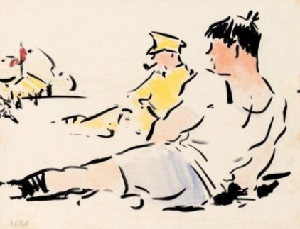 Football (1915), Private Collection