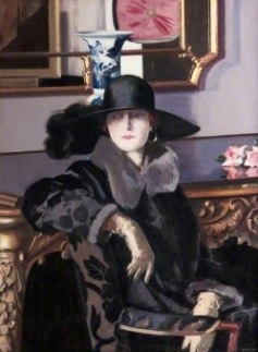 A Lady in Black (c.1925), Kelvingrove Art Gallery, Glasgow