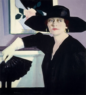 Portrait of a Lady in a Black (c.1921), Scottish National Gallery of Modern Art, Edinburgh