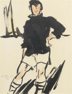 The Footballer (1915) Private Collection