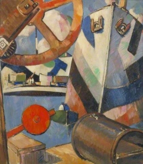 J.D. Fergusson, Dockyard, Portsmouth, Imperial War Museum