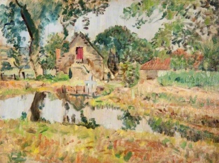 G.L. Hunter, Old Mill, Fifeshire, Kelvingrove Art Gallery and Museum, Glasgow.