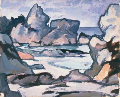 S.J. Peploe, Rocks at Iona, Manchester City Galleries