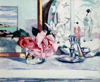 F.C.B. Cadell, Still Life with Japanese Plate