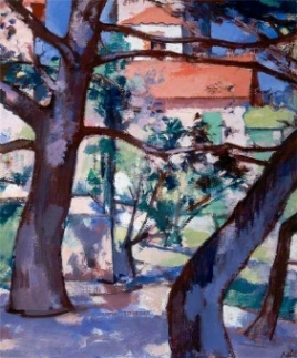 Landscape, Cassis, France (c.1924), Aberdeen Art Gallery