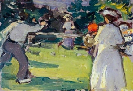 Game of Tennis, Luxembourg Gardens (c.1906) Gallery of Modern Art, Edinburgh