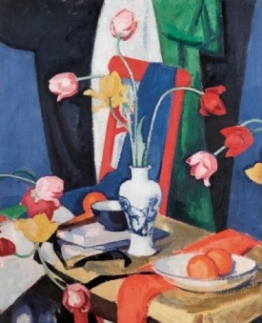 Still Life with Tulips, Private Collection